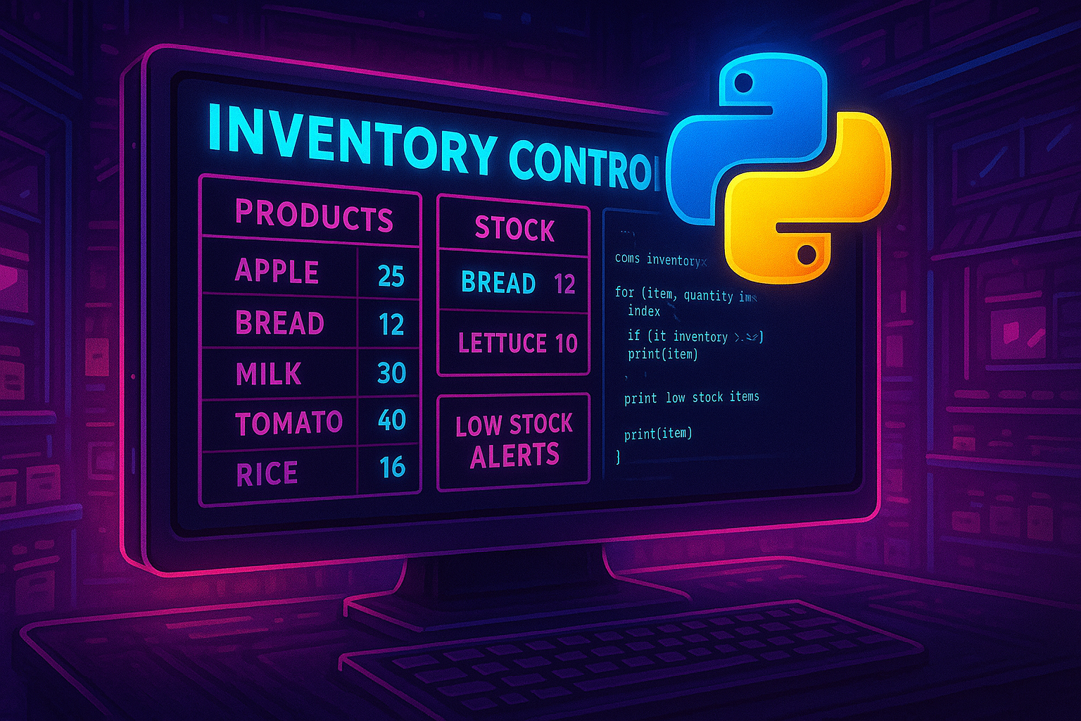 Imagen del proyecto Control de inventario para mercado pequeño